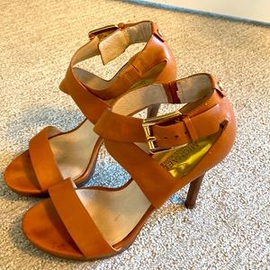 Michael Kors Tan Heels- Size 8
